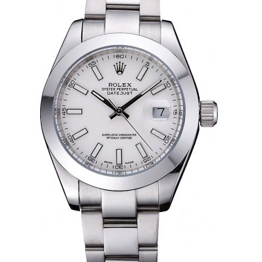 Good copy rolex watches Rolex Datejust Stainless Steel White 622266 Dial Case 0526